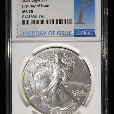 2024 AMERICAN SILVER EAGLE NGC MS70