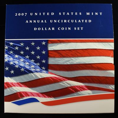 2007 UNCIRCULATED DOLLAR COIN SET