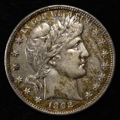 1892-O BARBER HALF DOLLAR AU/BU