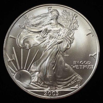 2003 AMERICAN SILVER EAGLE