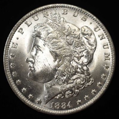 1884-O MORGAN DOLLAR CH BU