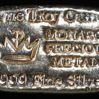 MONARCH PRECIOUS METALS 1 OZ .999 SILVER BAR