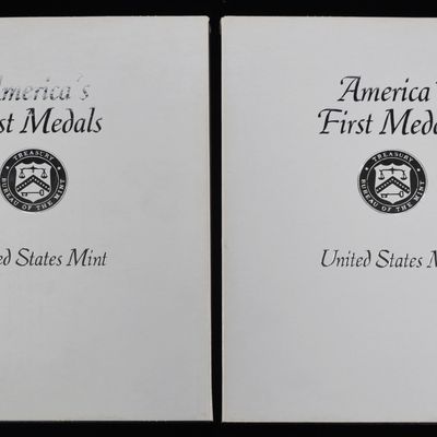 (2)AMERICA'S FIRST MEDALS BOOKS