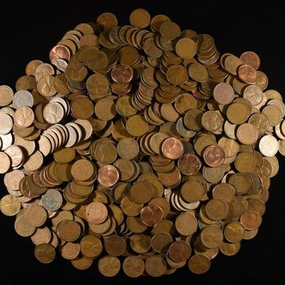 (500) WHEAT CENTS
