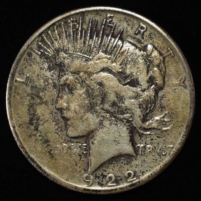 1922-S PEACE DOLLAR