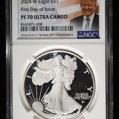 2024-W AMERICAN SILVER EAGLE NGC PF70 ULTRA CAMEO