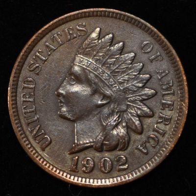 1902 INDIAN HEAD CENT GEM BU