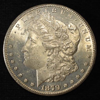 1879-CC MORGAN DOLLAR FROSTY CH TO GEM BU