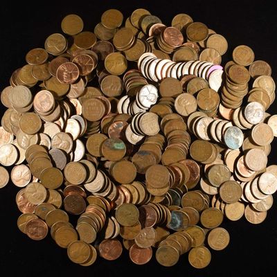 (500) WHEAT CENTS