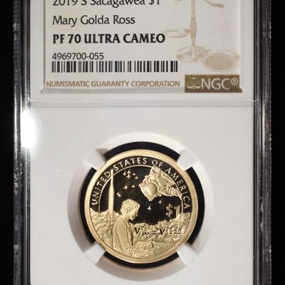 2019-S SACAGAWEA $1 MARY GOLDA ROSS NGC PF70