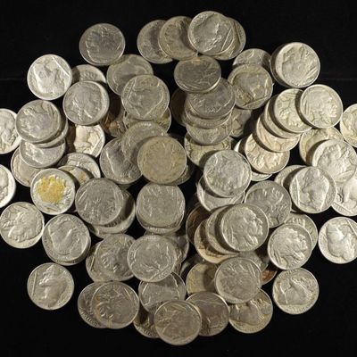 (99) FULL DATE BUFFALO NICKELS
