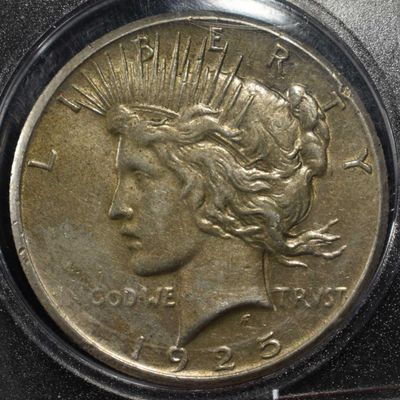1925 PEACE DOLLAR NO-FEATHERS