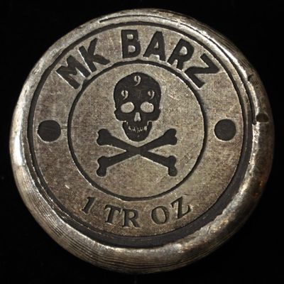 MK BARZ 1 OZ .999 SILVER ROUND