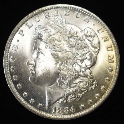1884-O MORGAN DOLLAR CH BU
