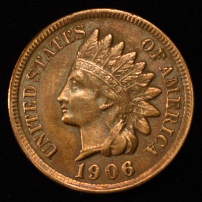 1906 INDIAN HEAD CENT GEM BU RD