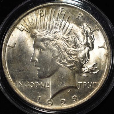 1923 PEACE DOLLAR BU
