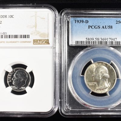 GRADED COIN LOT