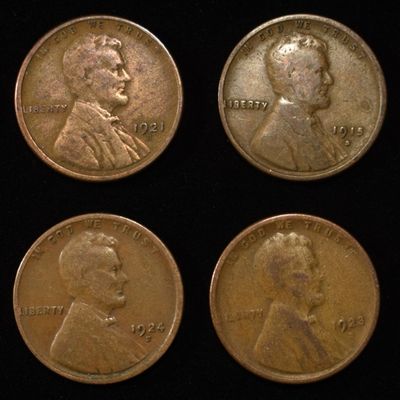 8 NICE EARLY SEMIKEY WHEAT CENTS