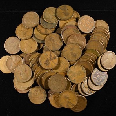 (84) D&S WHEAT CENTS FROM THE 20'S