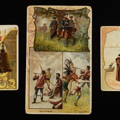 (3) VINTAGE ADVERTISMENTS CARDS