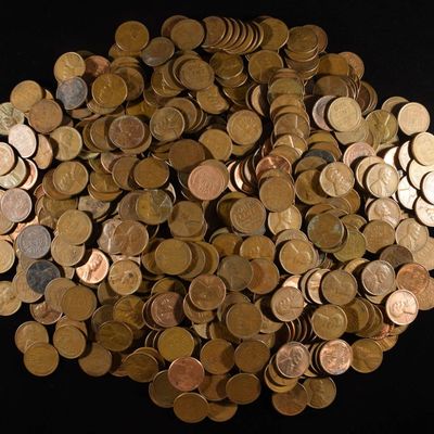 (500) 40'S & 50'S WHEAT CENTS