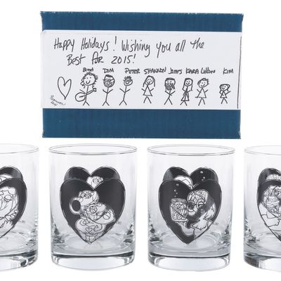 A "Family Guy" Crew Gift Set of Rocks Glasses.