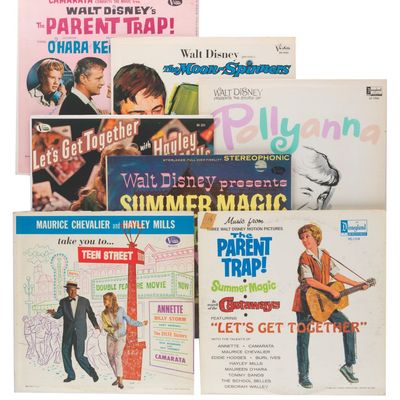 A Collection of Hayley Hills Records with a Signature.