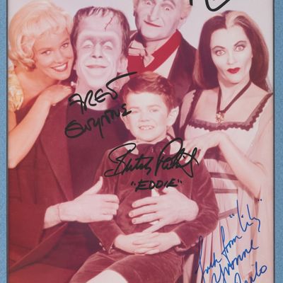 A Multi-Signed "The Munsters" Cast Publicity Photo.