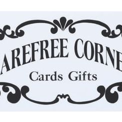 A Carefree Corner Horse-Drawn Street Car Sign.