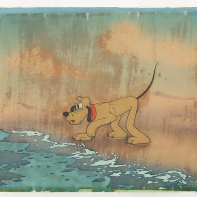 A "Beach Picnic" Courvoisier Set Up Production Cel.
