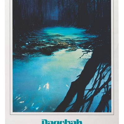 A Star Tours Dagobah Travel Poster.