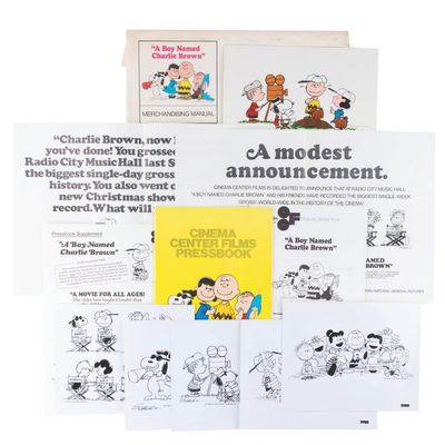"A Boy Named Charlie Brown" Press Materials and Poster.