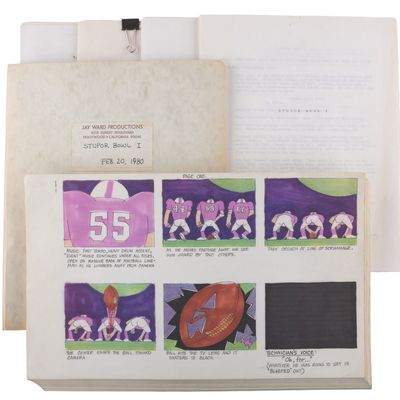 Complete Storyboards and Scripts for Rocky & Bullwinkle "Stupor Bowl I."