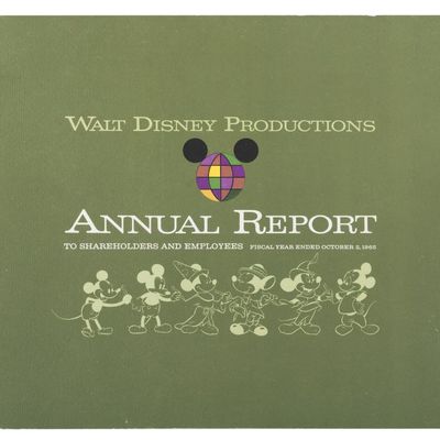 A 1965 Walt Disney Productions Annual Report.