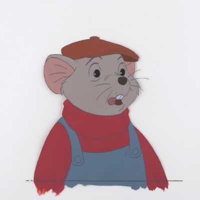 A "The Rescuers" Production Cel with Frank & Ollie Signatures.