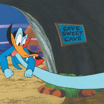 A "Quacula" Original Production Cel and Background.