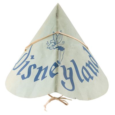 A Rare Early Disneyland Paper Sun Hat.