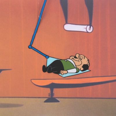 A "The Jetsons" Mr. Spacely Production Cel.