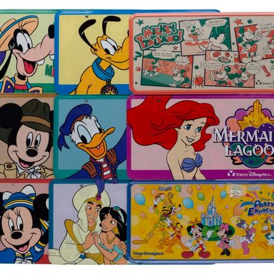 A Collection of Tokyo DisneySea License Plates.
