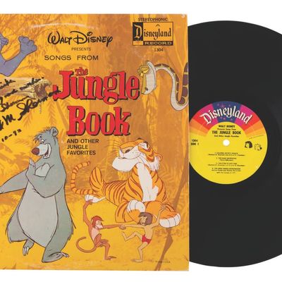 A Sherman Brothers Signed "The Jungle Book" Record Album.