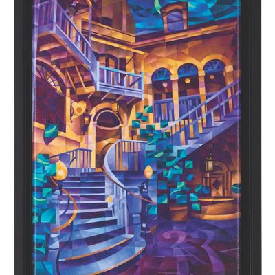 A Rare Club 33 Emerald Anniversary Giclee on Canvas Print.