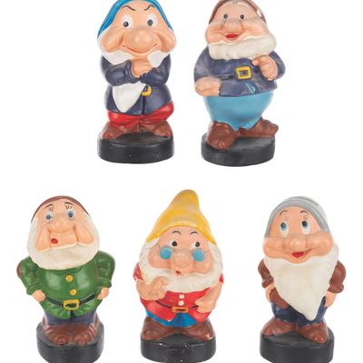 A Collection of "Snow White and the Seven Dwarfs" Coin Banks.