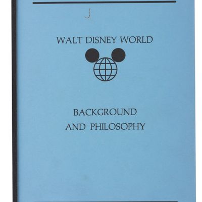 A Walt Disney World Background and Philosophy Booklet.