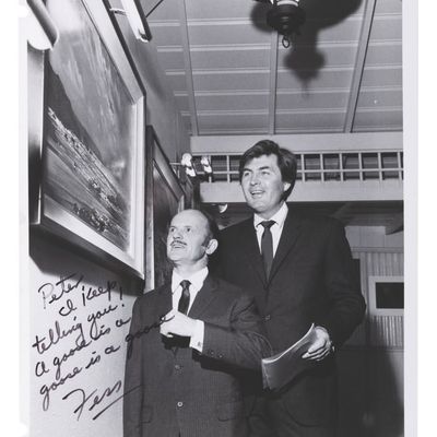 A Fess Parker Signed Photograph to Peter Ellenshaw.