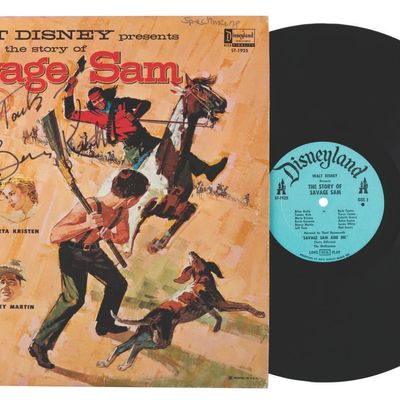 A Signed "The Story of Savage Sam" Album.