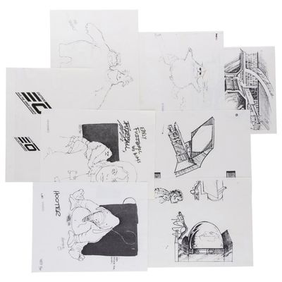 A Captain EO Photocopy Concept Art Collection.