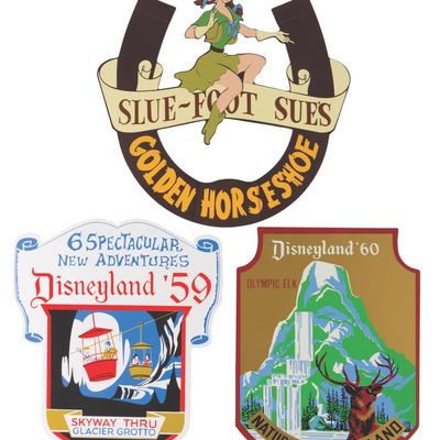 A Boxed Set of Three Limited Edition Attraction Shields.