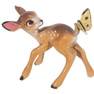 A Collection of "Bambi" Figurines by Hagen-Renaker.