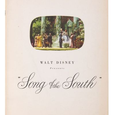 A "Song of the South" Souvenir Theatrical Program.