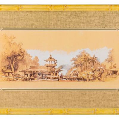 A Jungle Cruise Landing Concept Print.